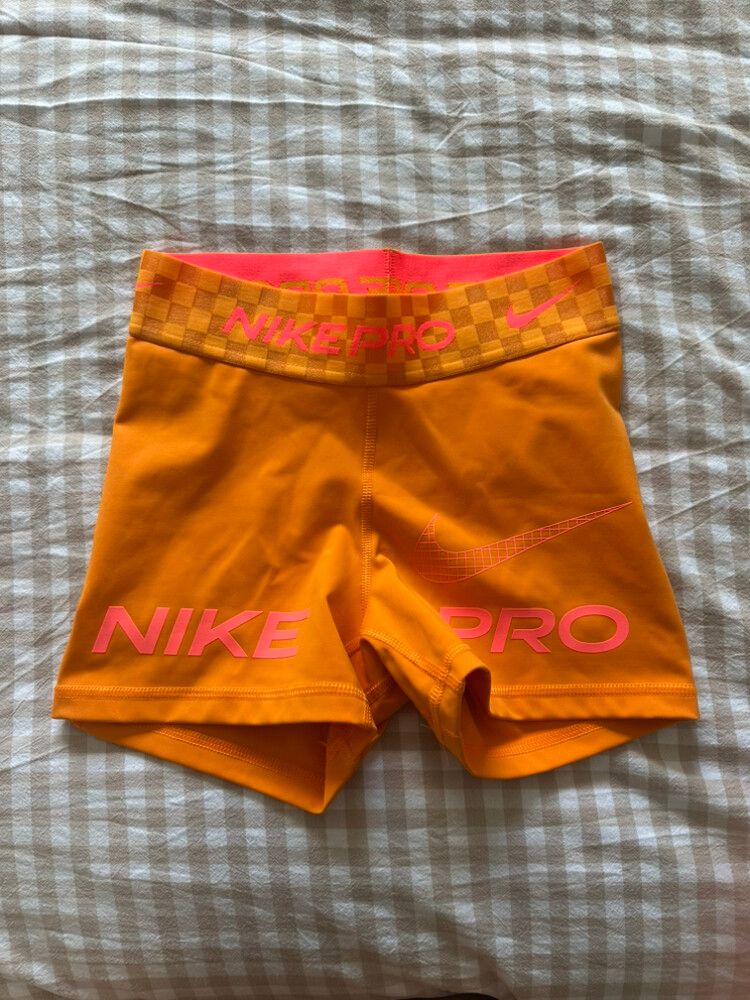 Nike Orange Pro Shorts