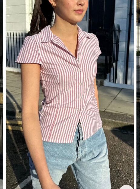 Brandy Melville Rue Stripe Top