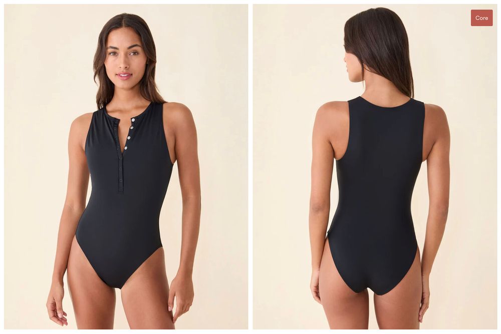 Andie The Malibu Black One-Piece Swimsuit