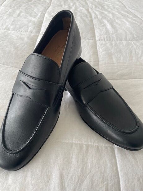 Black Leather Loafer