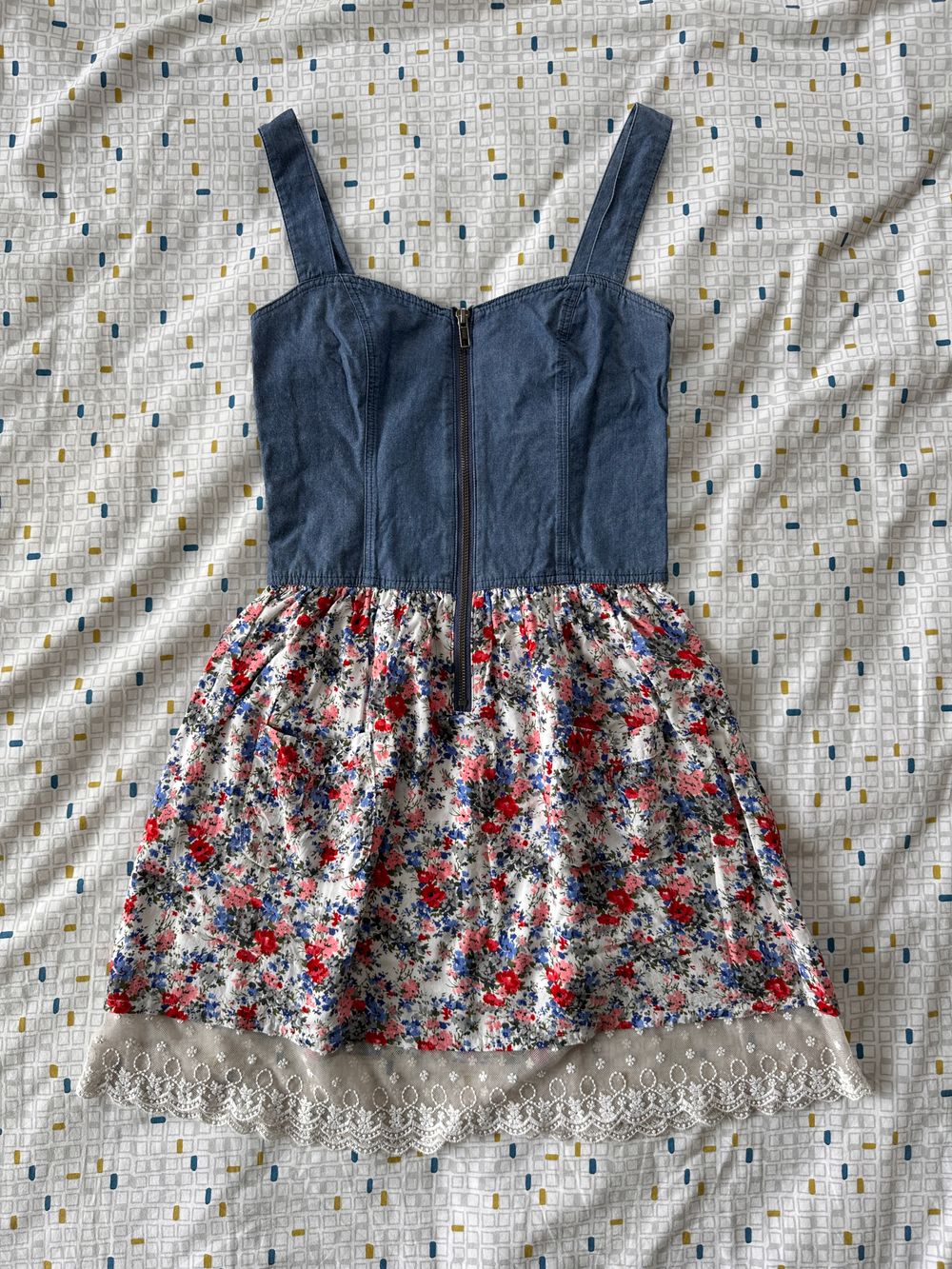 chaps denim dress Chaps By Ralph Lauren Sleeveless Jean Dress