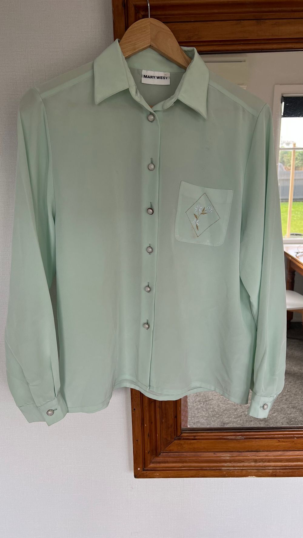 Vintage mint shirt