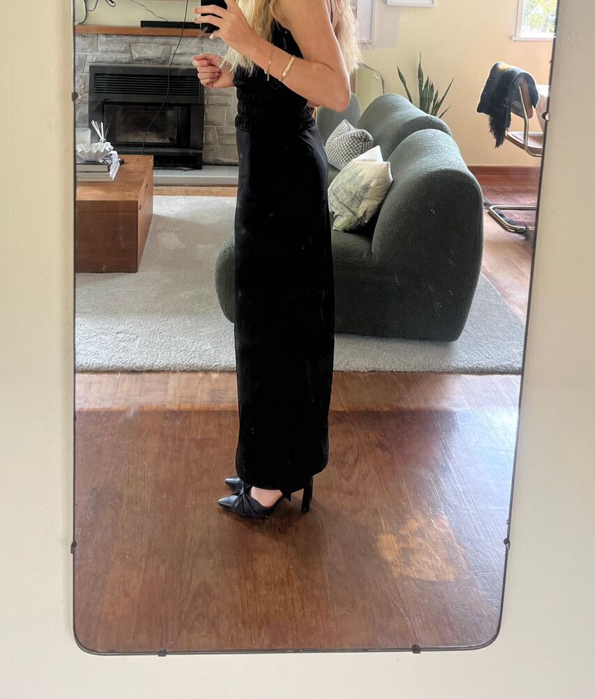 silk feel ‘Liam’ maxi skirt