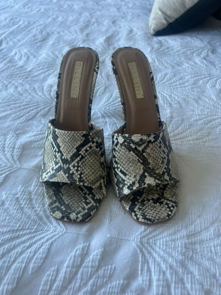 Snake Skin Heels