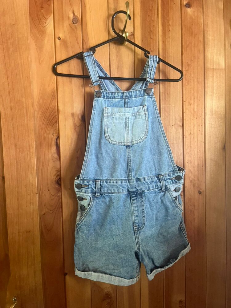 Denin Dungaree Shorts