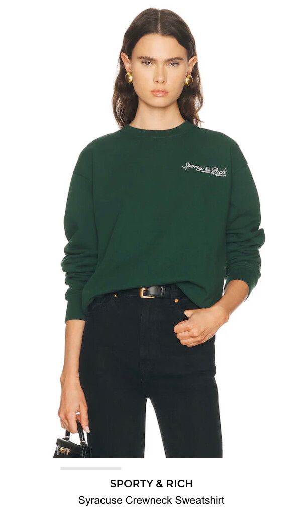 Sporty & Rich Syracuse Crewneck Sweatshirt