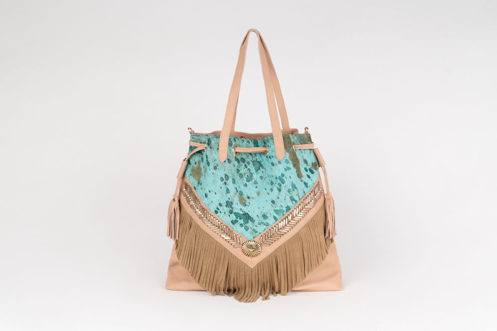 ORISSA SHOPPER TURQUOISE