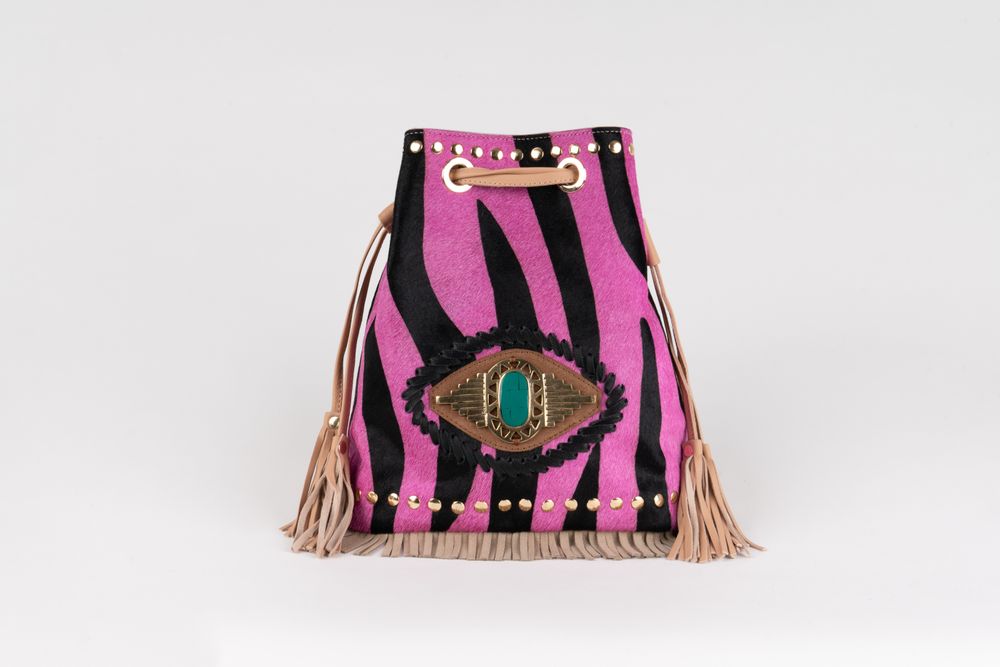 ANGELA BUCKET BAG / BACKPACK PINK