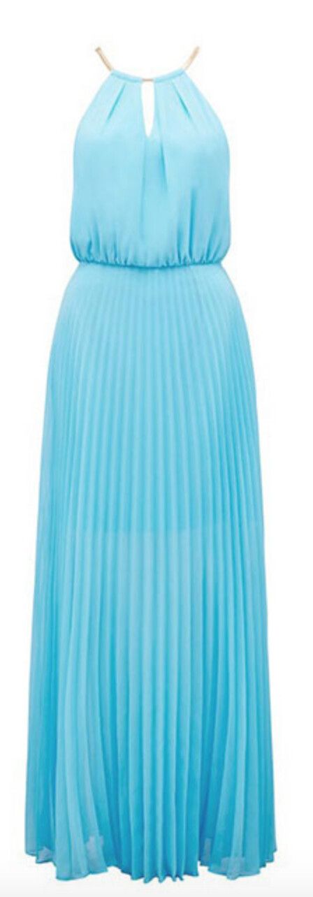 Forever New - Grecian Blue Pleated Maxi on Designer Wardrobe