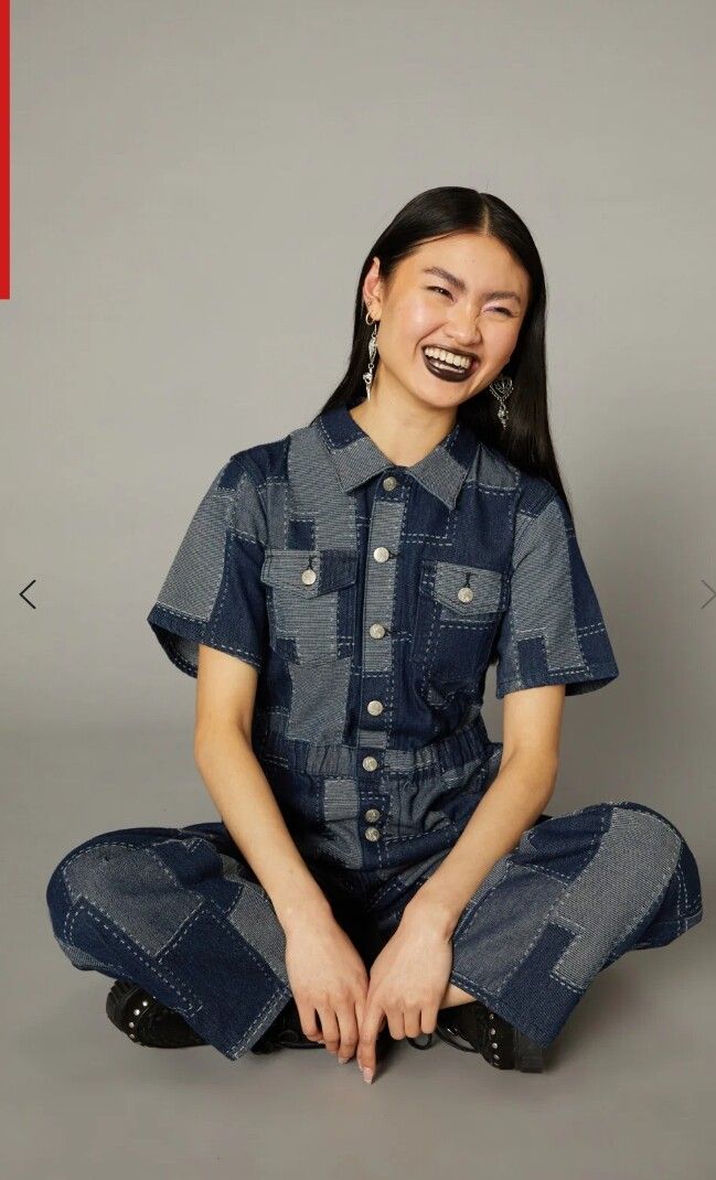 Dangerfield Patchwork Denim Boilersuit
