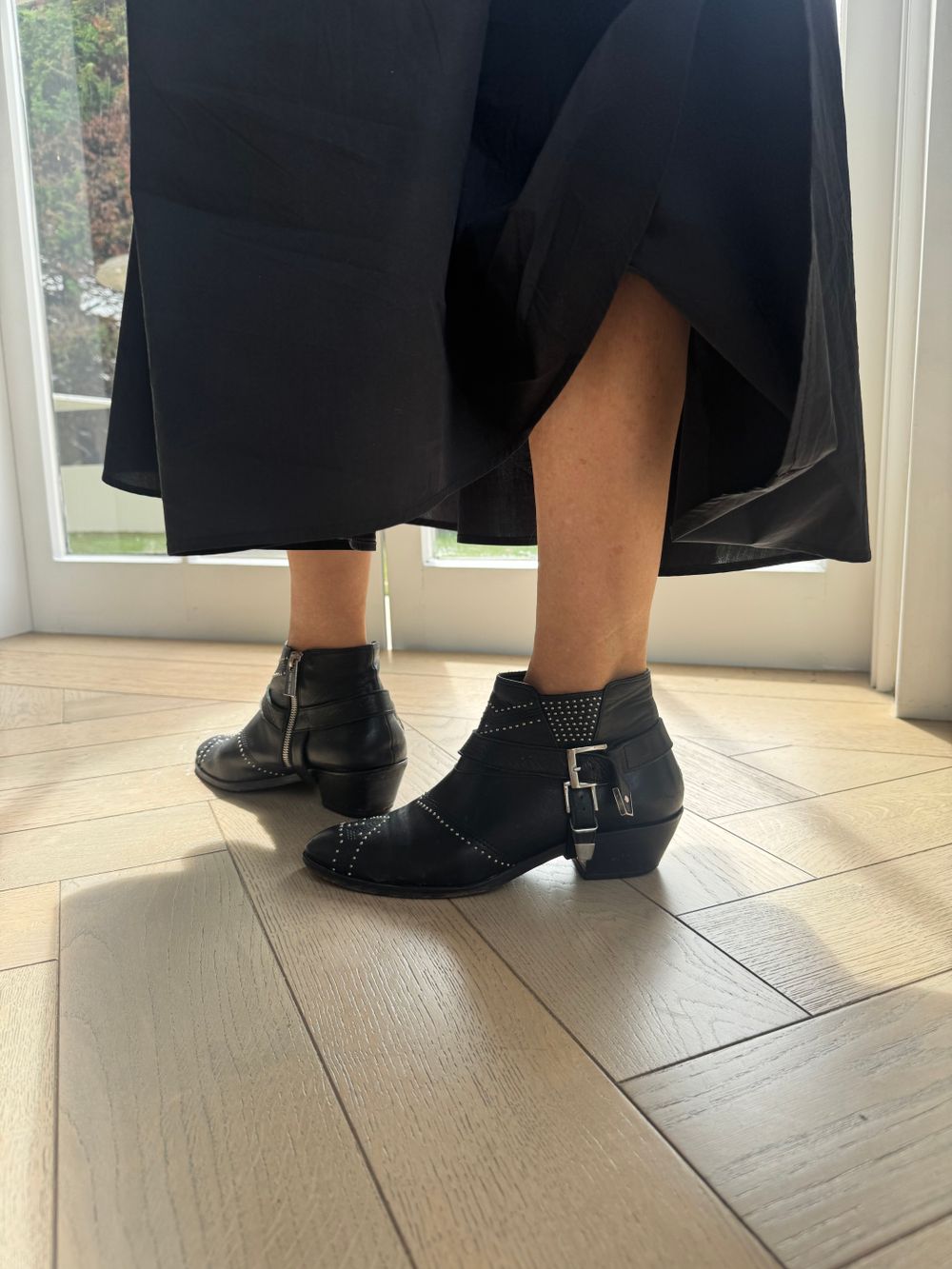 Anine Bing studded Moto Ankle Boot