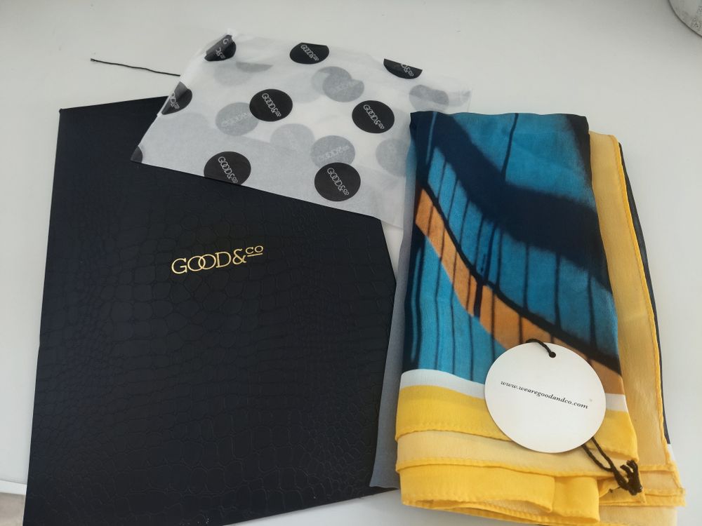 Good&Co Crepe Silk  Printed Scarf