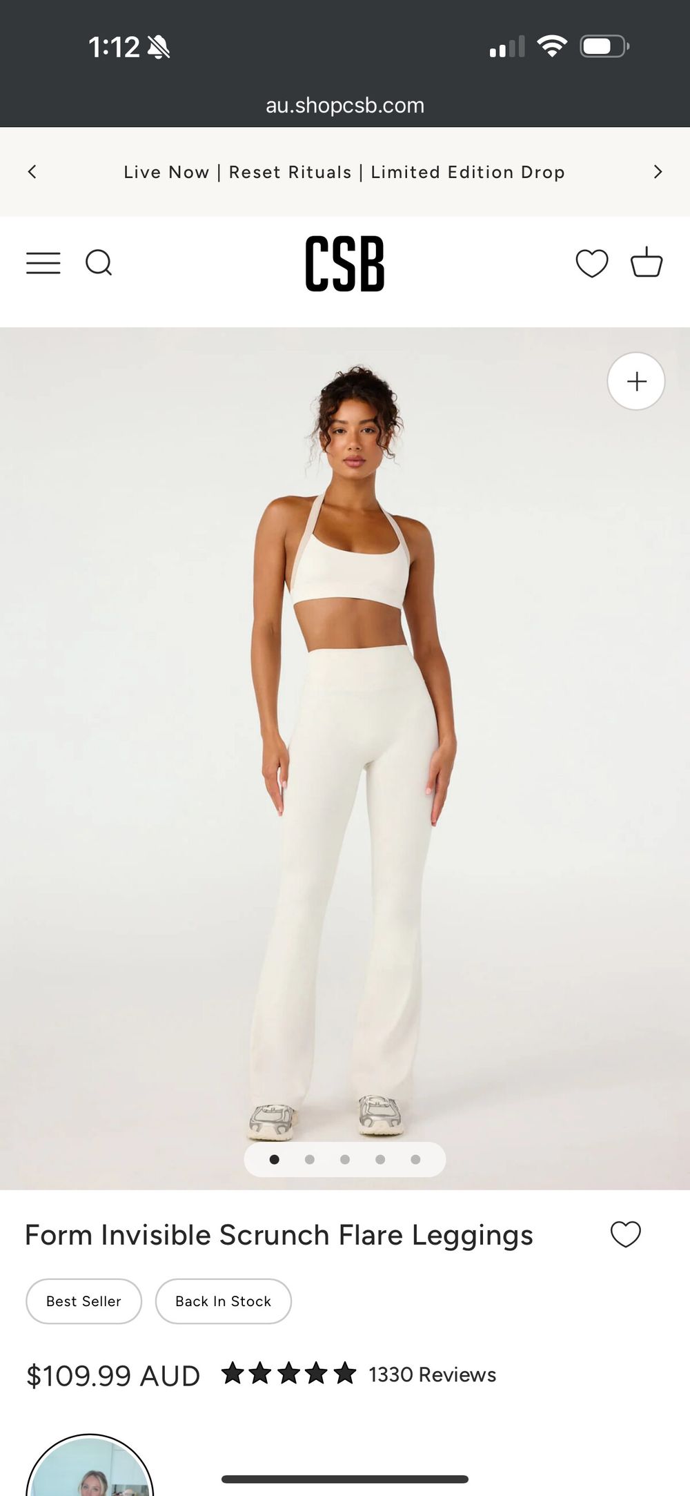 Form Invisible Scrunch Leggings