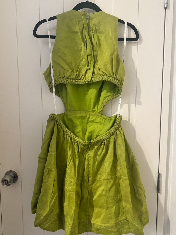Aje - Aje Green Mini Dress on Designer Wardrobe