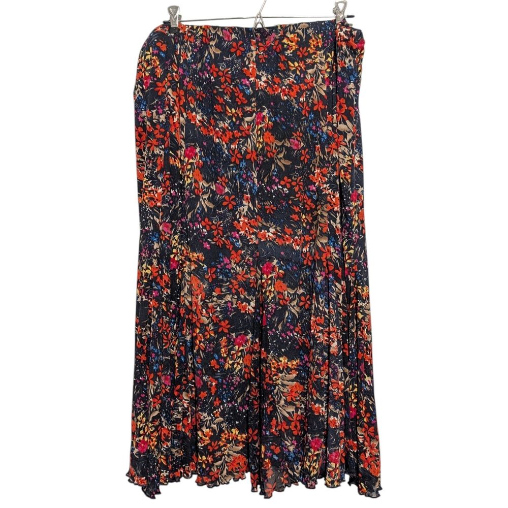 Y2K vintage floral maxi midi skirt grunge sheer witchy broomstick dark romantic flower power boho hippie earthy artsy goblincore gremlincore Hawaii resort vacation tropical holiday colourful
