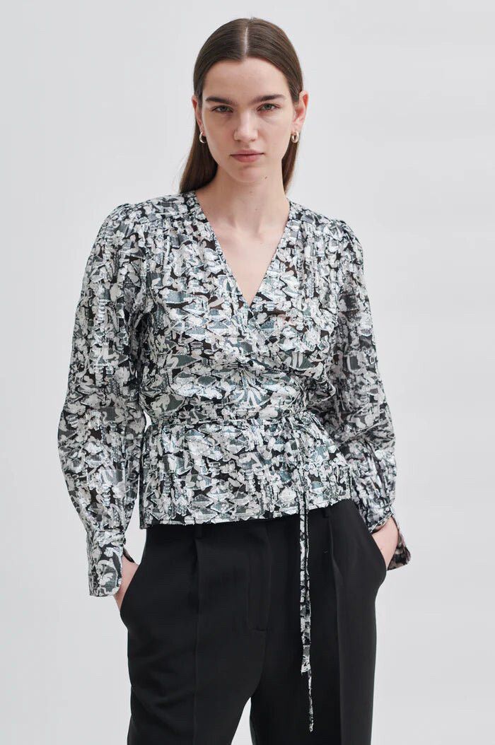 Second Female Wrap Blouse