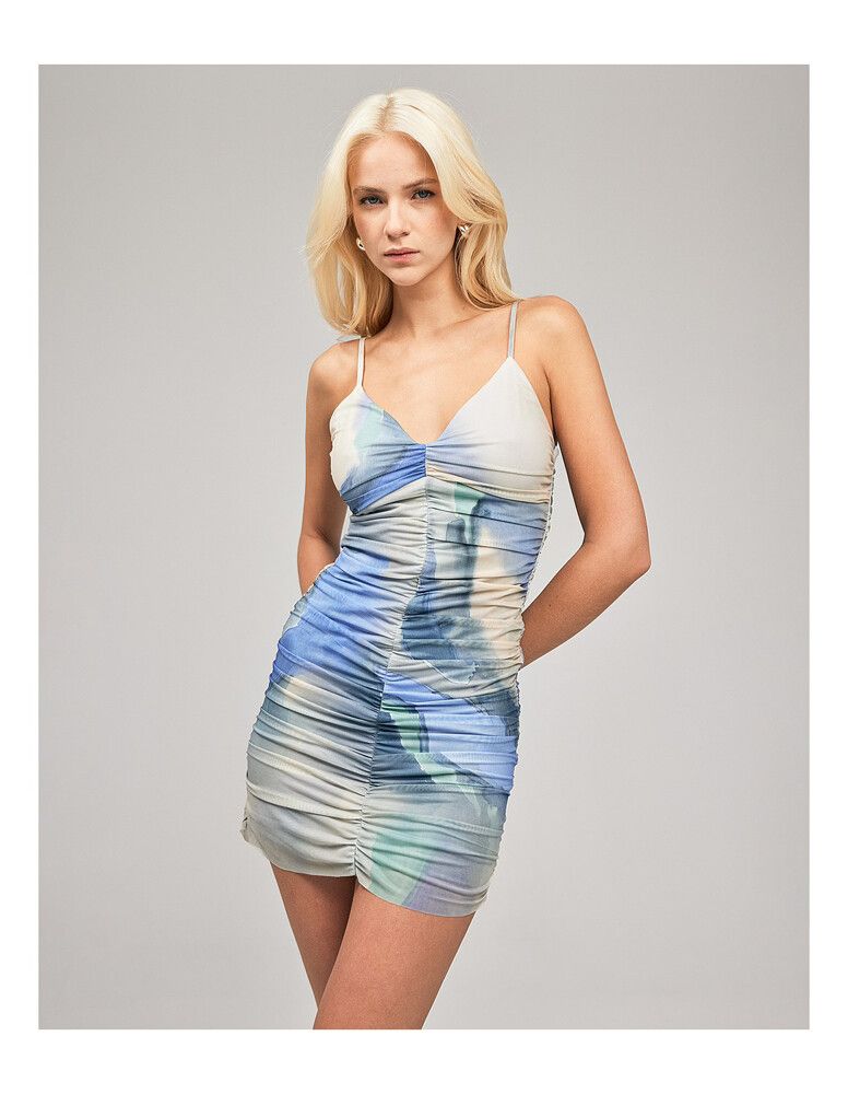Romy Mesh Mini Dress