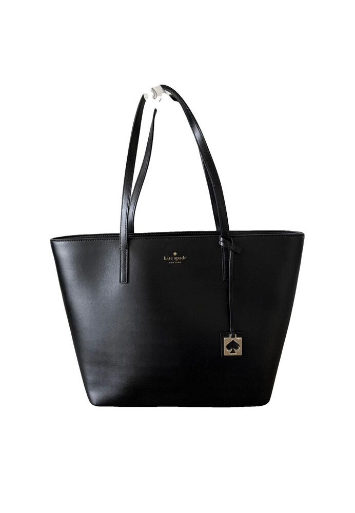 Kate Spade Black Leather Tote Bag