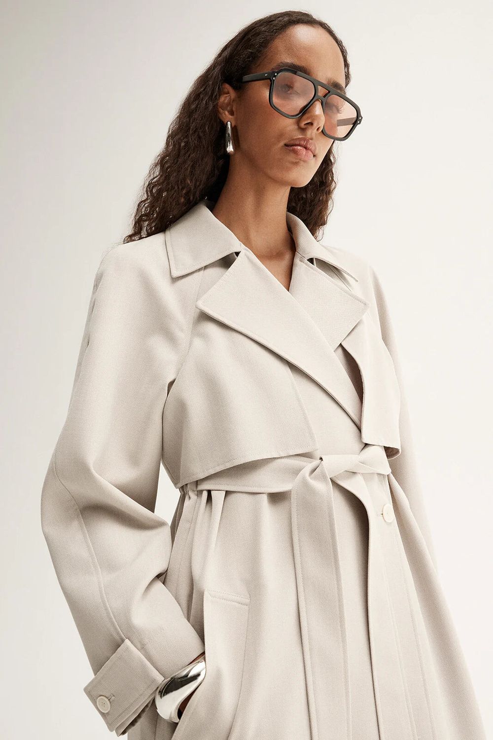 Elka Collective Wool Trench Coat