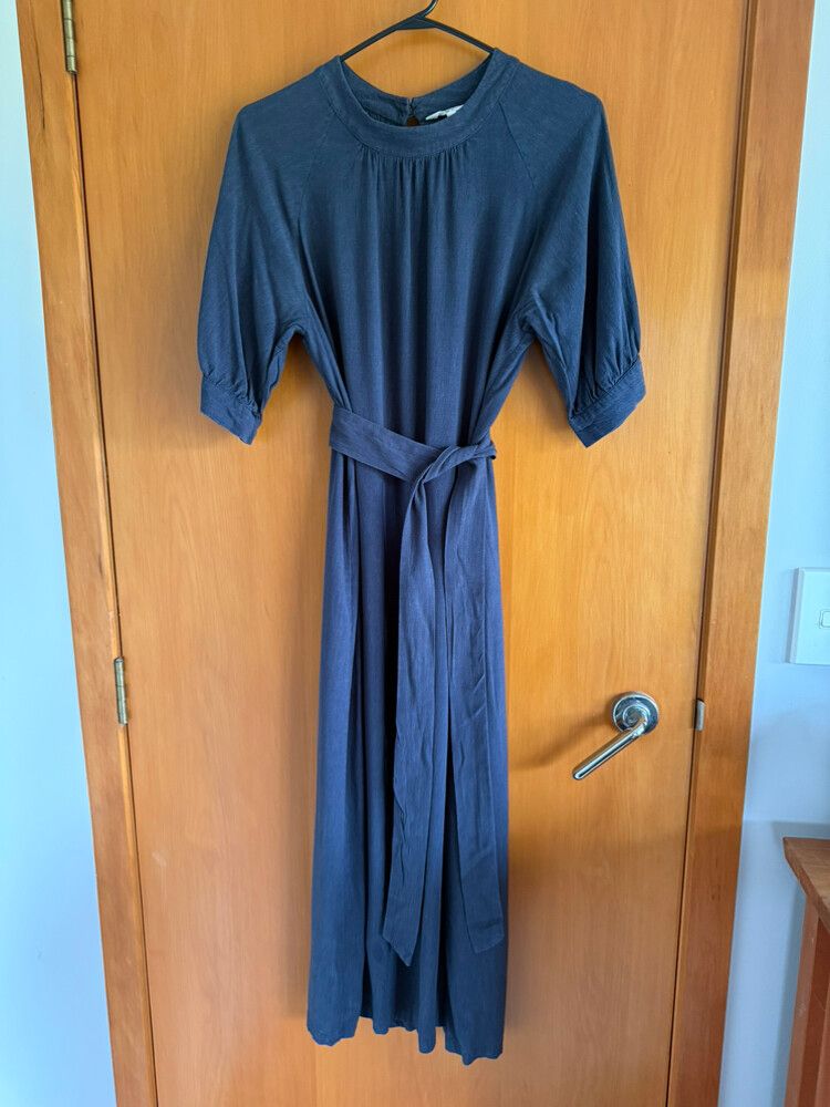 MAX Navy Blue Midi Dress