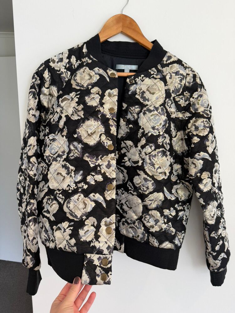 Juliette Hogan Quilted Bomber Jacket