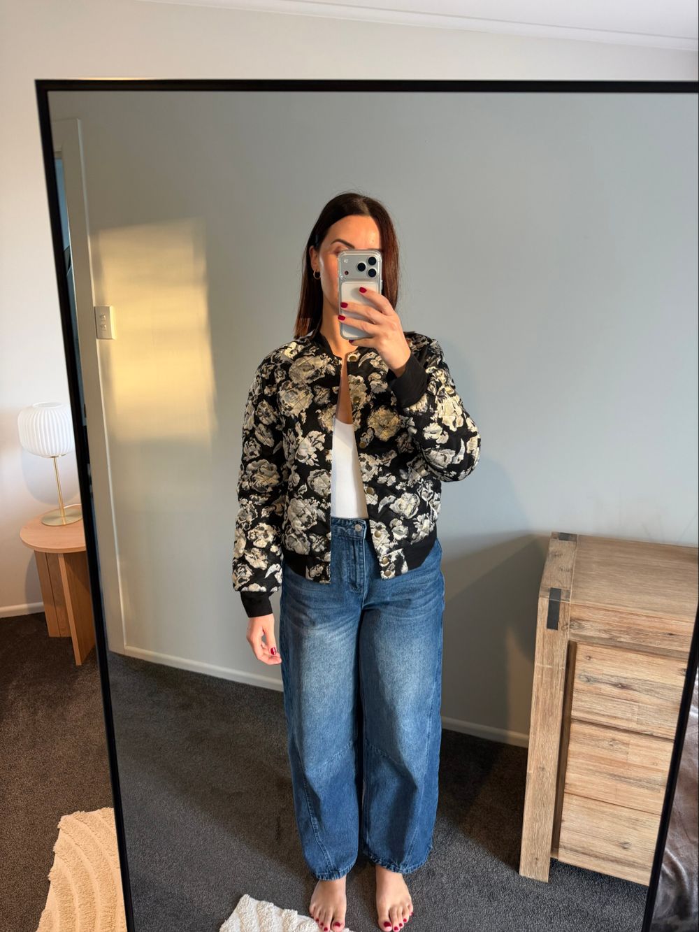 Juliette Hogan Quilted Bomber Jacket