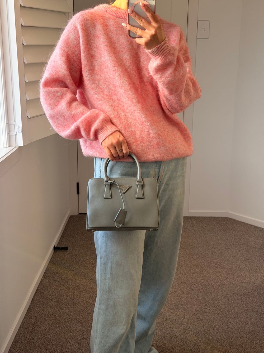 Prada Galleria Mini Saffiano Tote with Strap 1BA296