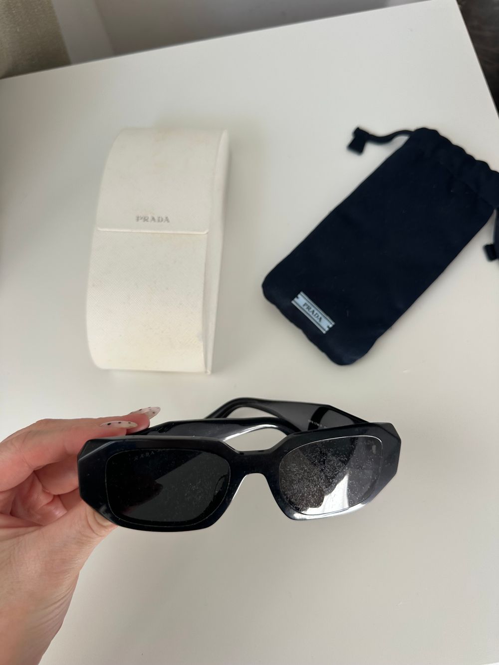 Prada Black Sunglasses PR 17 WS