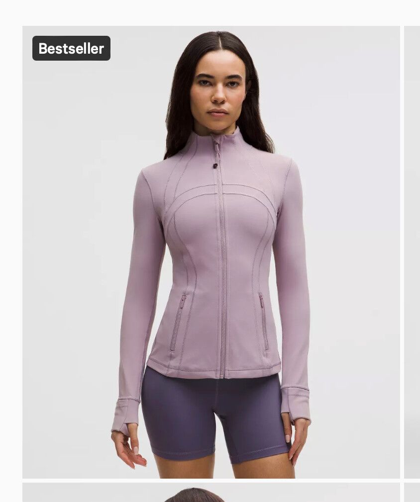 Lululemon Define Jacket Nulu in Lotus Lavender