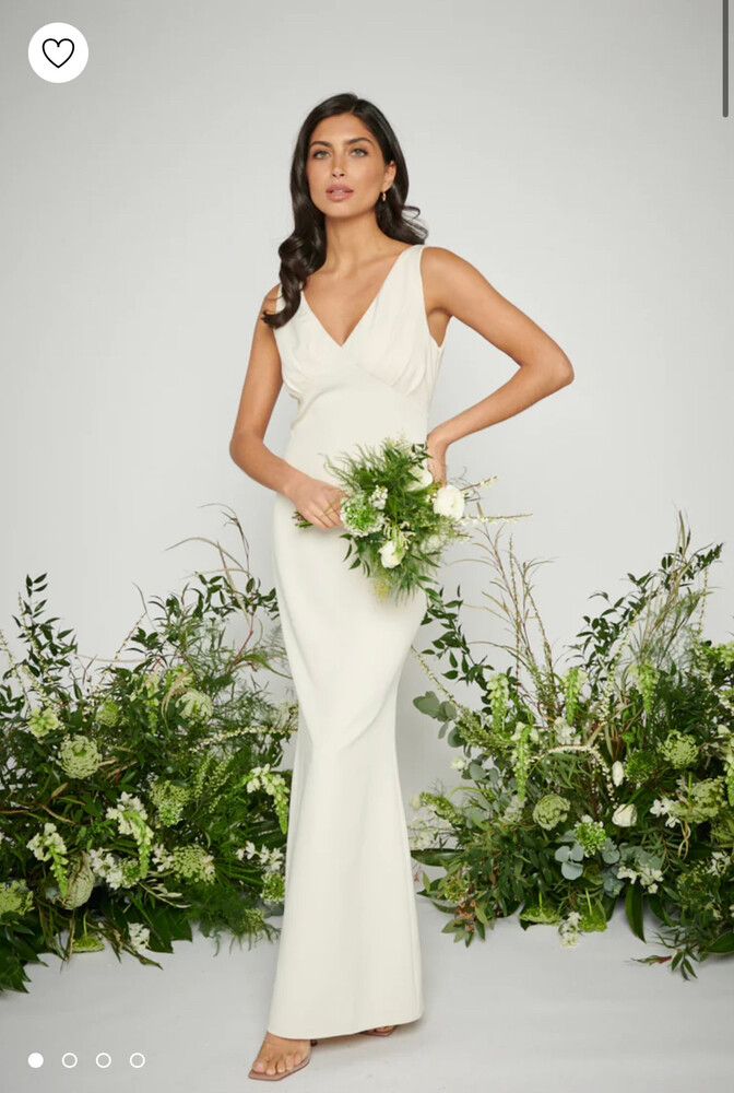 Pretty Lavish - Esme Crepe Maxi Bridesmaid Dress on Designer Wardrobe