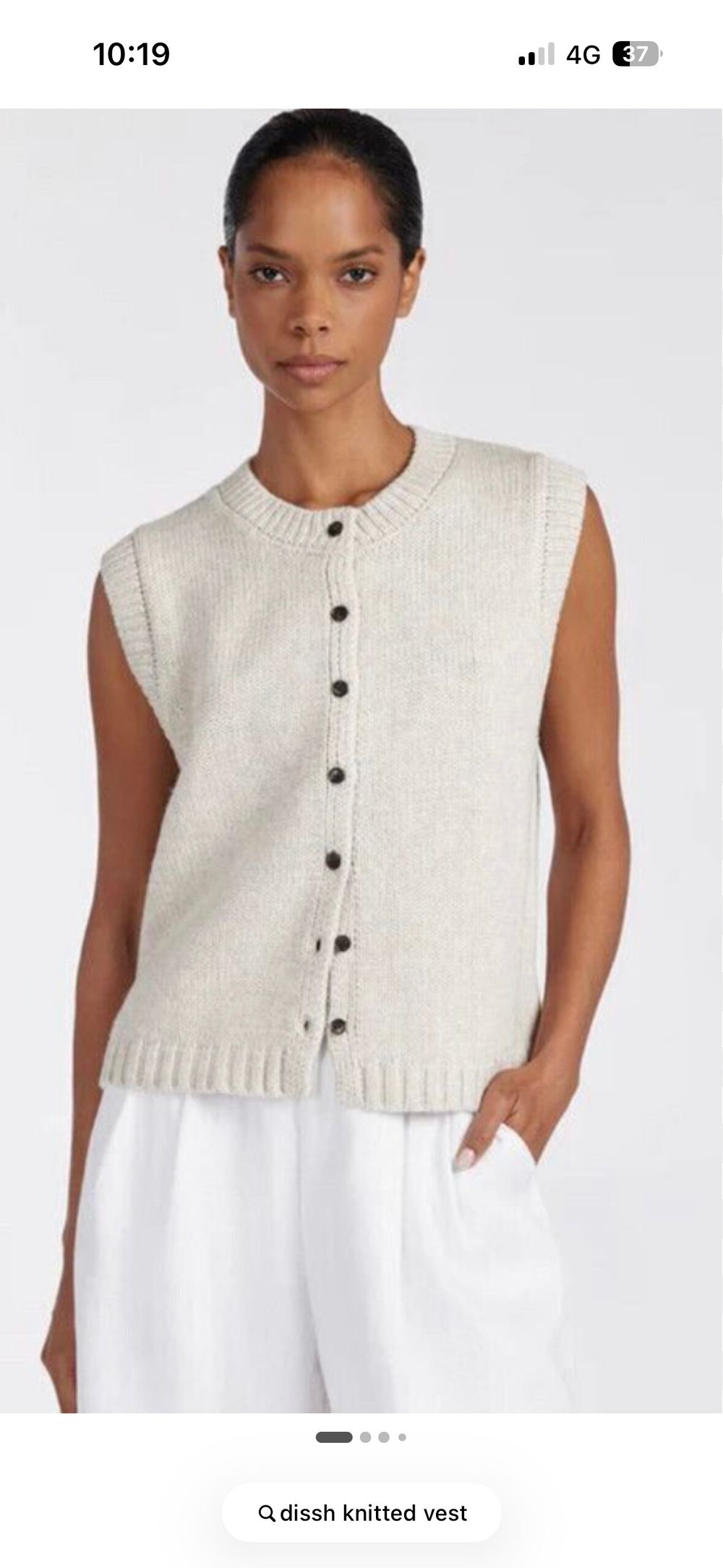 Dissh knitted vest