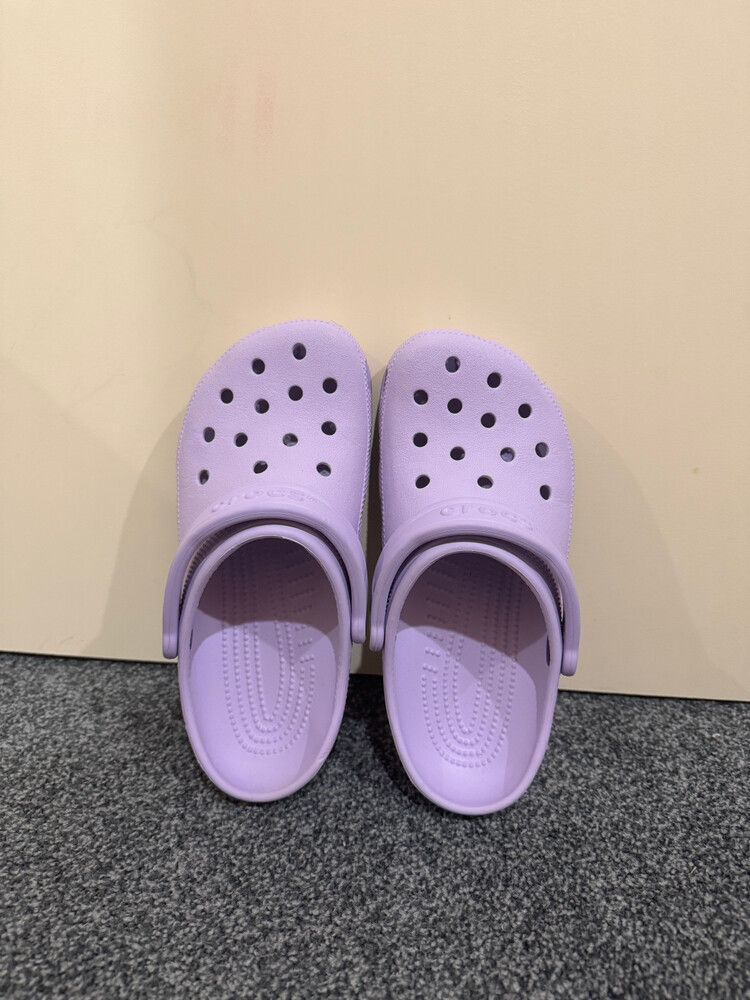 Purple Crocs
