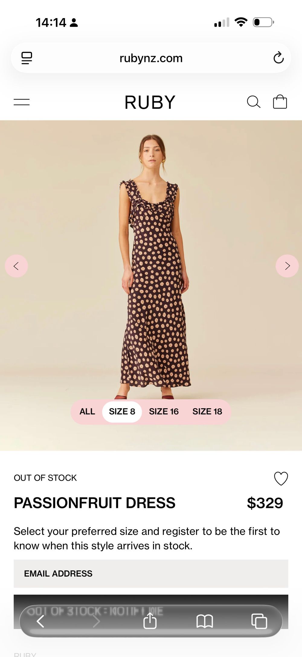 RUBY Passionfruit Dress