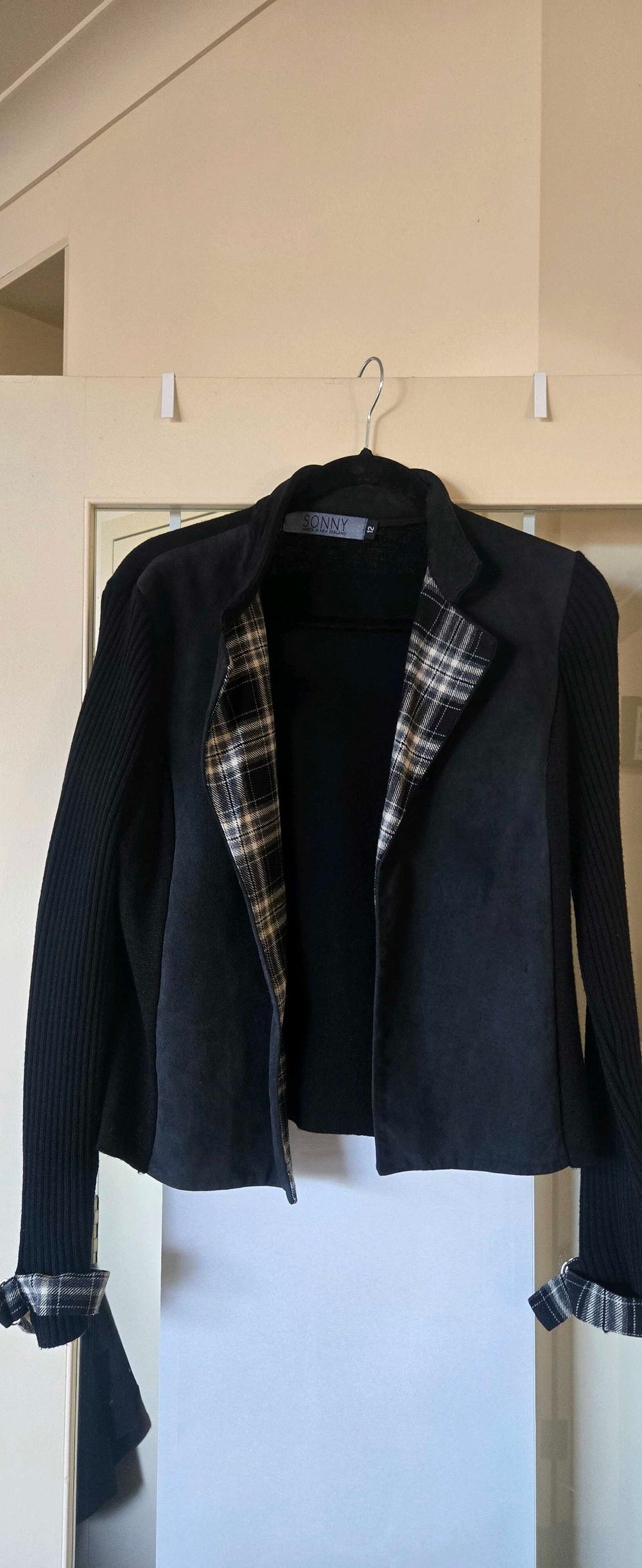 Sonny Sz12 Merino Wool with Genuine Suede Jacket