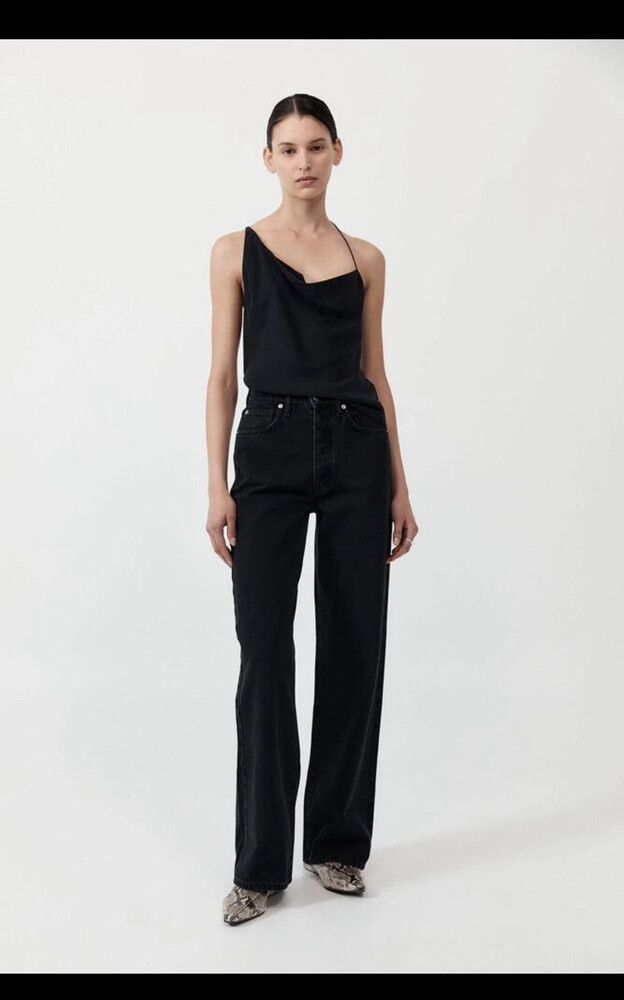 St Agni Mid Rise Wide Leg Jean