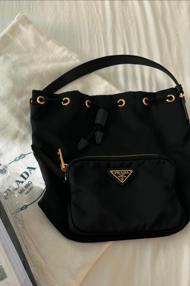 Prada Nylon Bucket Bag