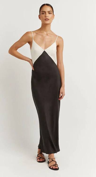dissh black and white dress the dress of our dreams, the Blake White Linen One Shoulder Dress also comes in Stone & Black