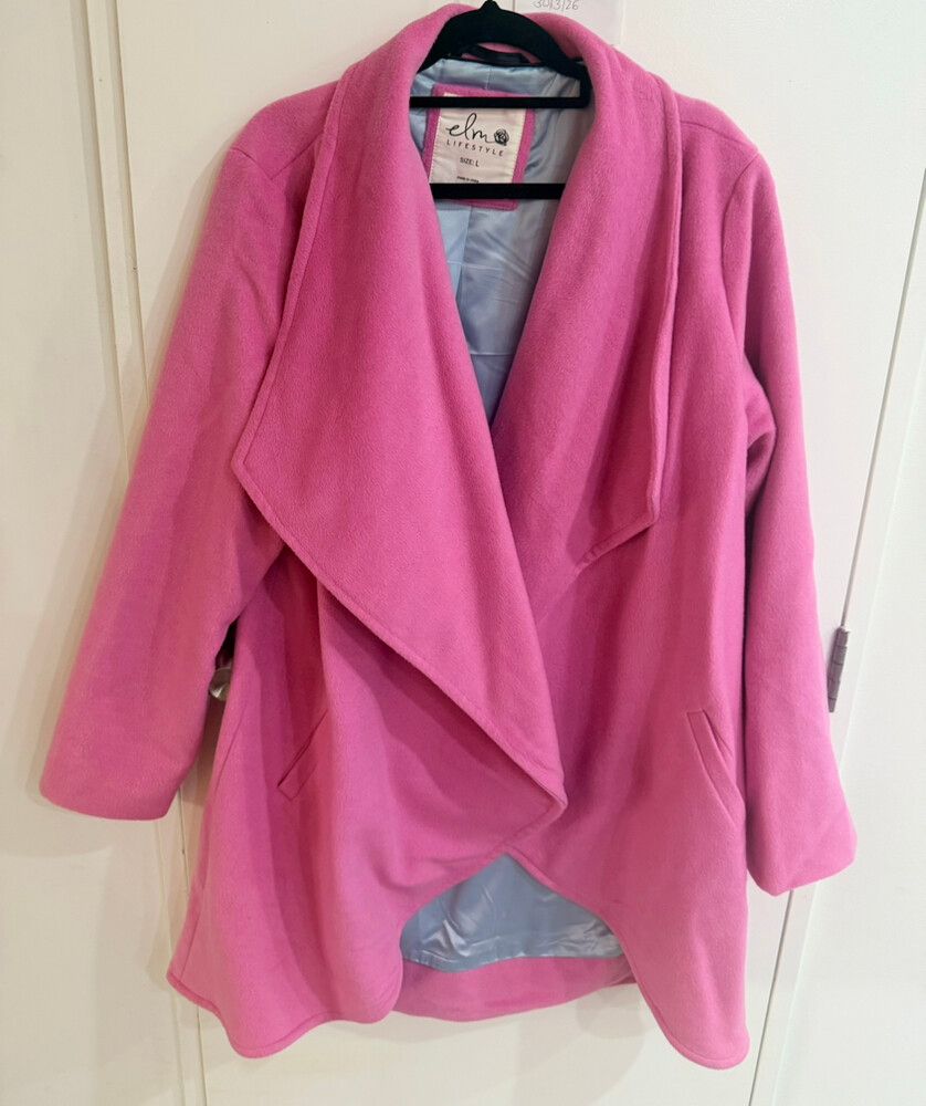 Pink Coat Size L