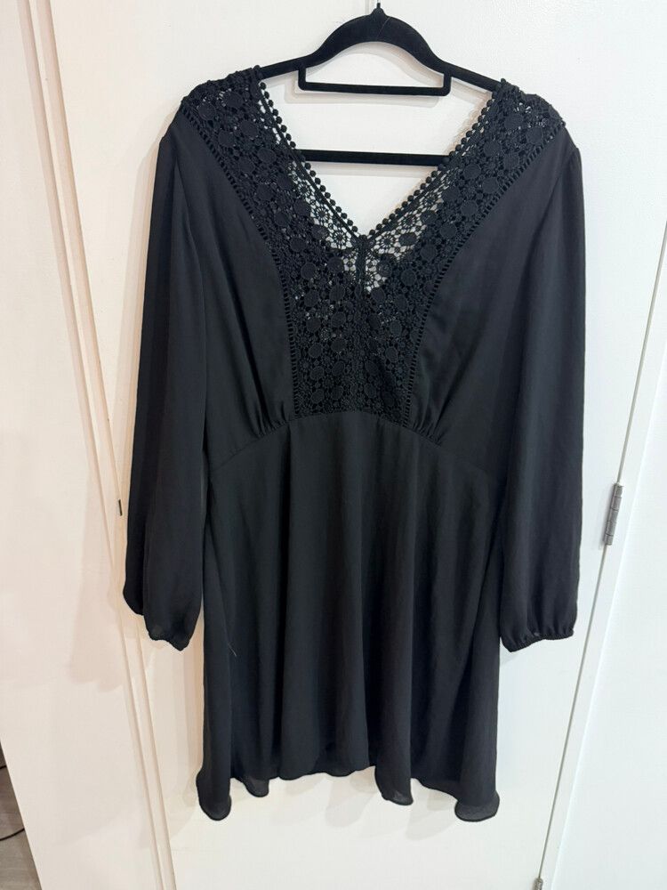 MAX Black Lace Dress