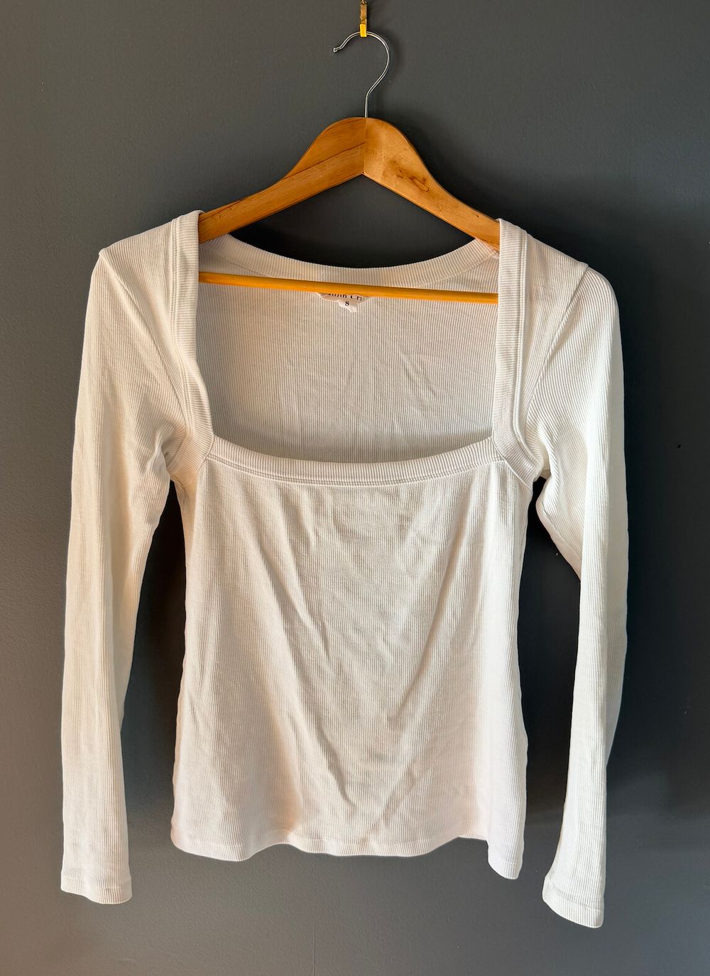 CAITLIN CRISP long sleeved white top