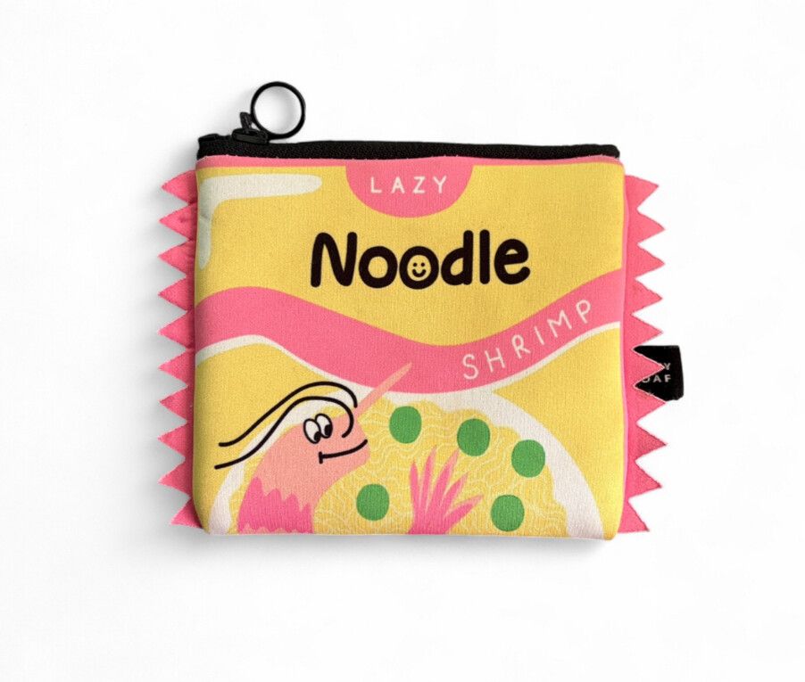 Lazy Oaf noodle zip purse