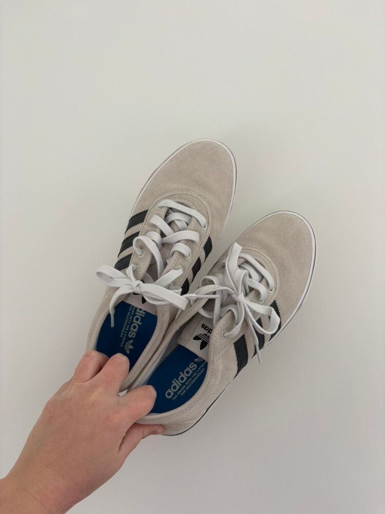 Adidas Beige Suede Sneakers