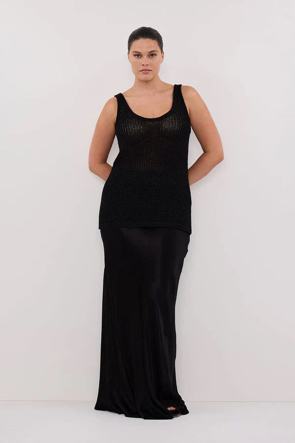 Satin Maxi Skirt