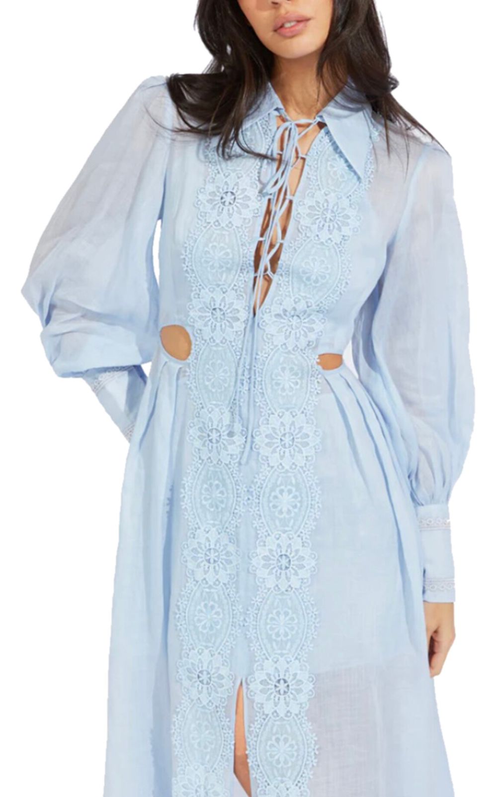 3d magic blue tire dressing ALICE MCCALL Sweet Little Mystery Mini Dress