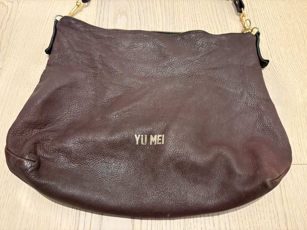 Yu Mei Large Braidy Brown Handbag