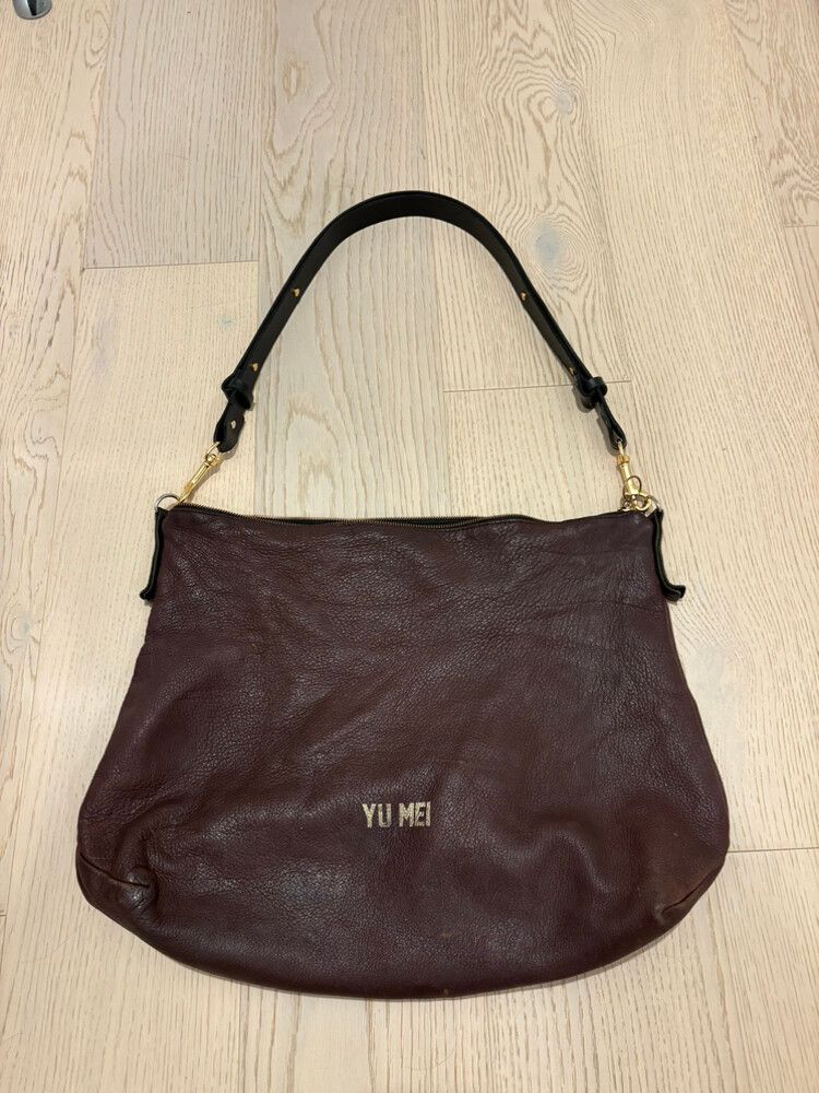 Yu Mei Large Braidy Brown Handbag