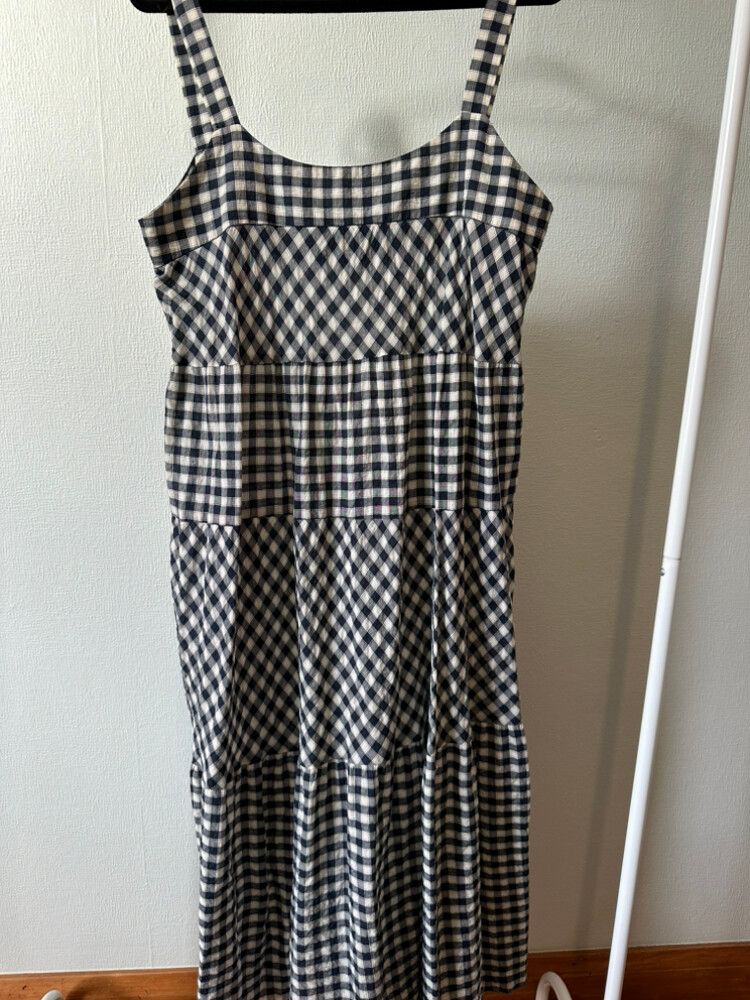 Twenty Seven Names Daphne Dress In Navy Gingham