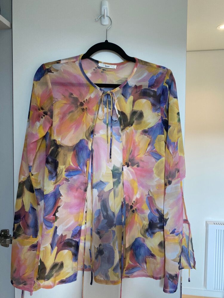 RUBY Maude tie blouse