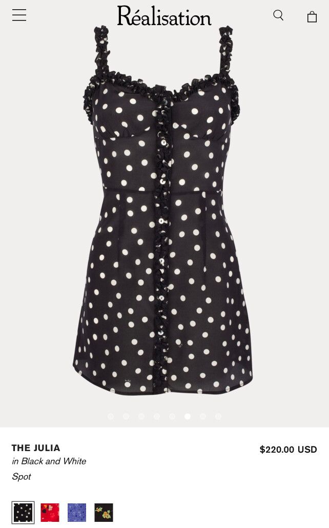 Realisation Par - Realisation Par Julia Mini Dress - Size M on Designer  Wardrobe