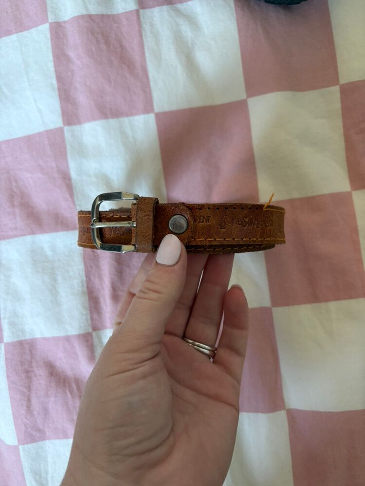 Yves Saint Laurent Brown Belt